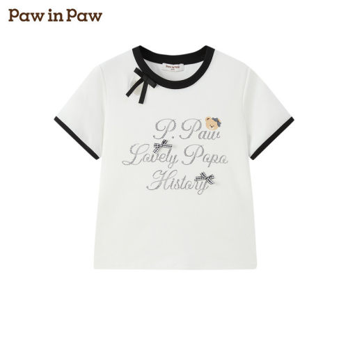 paw in paw 卡通小熊变型T恤(TRANSFORMED ROUND)(RA)PCRAG6521E