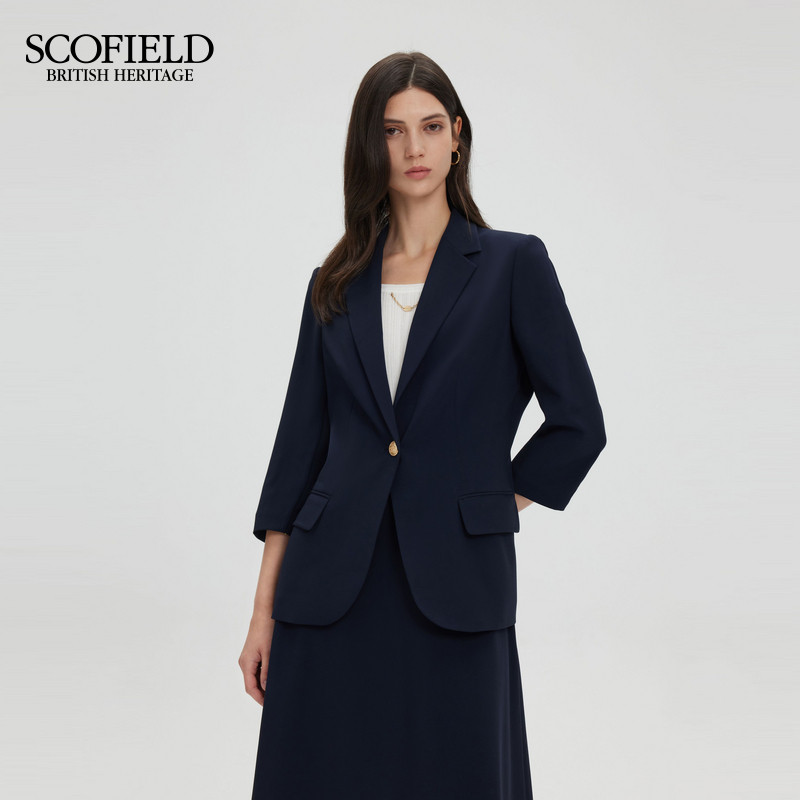 Scofield女装 七分袖西装外套