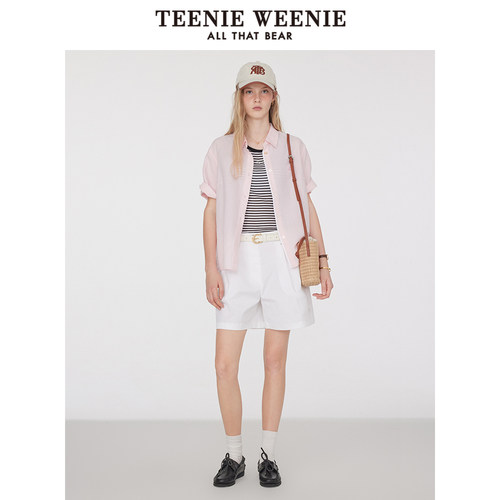 Teenie Weenie女士休闲简约衬衫TTYW252501W