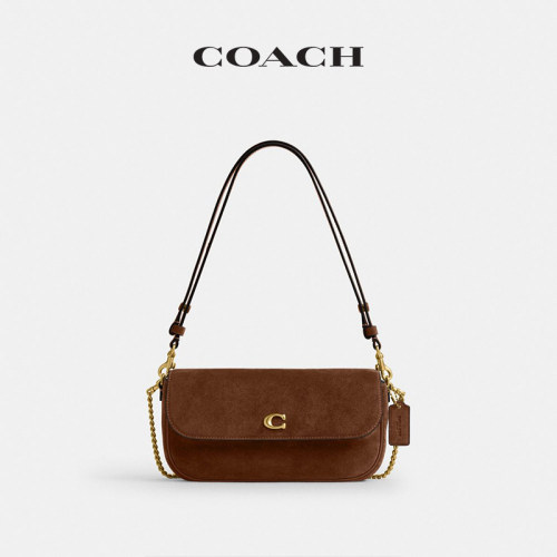 COACH/蔻驰女士BROOK翻盖链带包单肩包高级感设计感通勤CDD05
