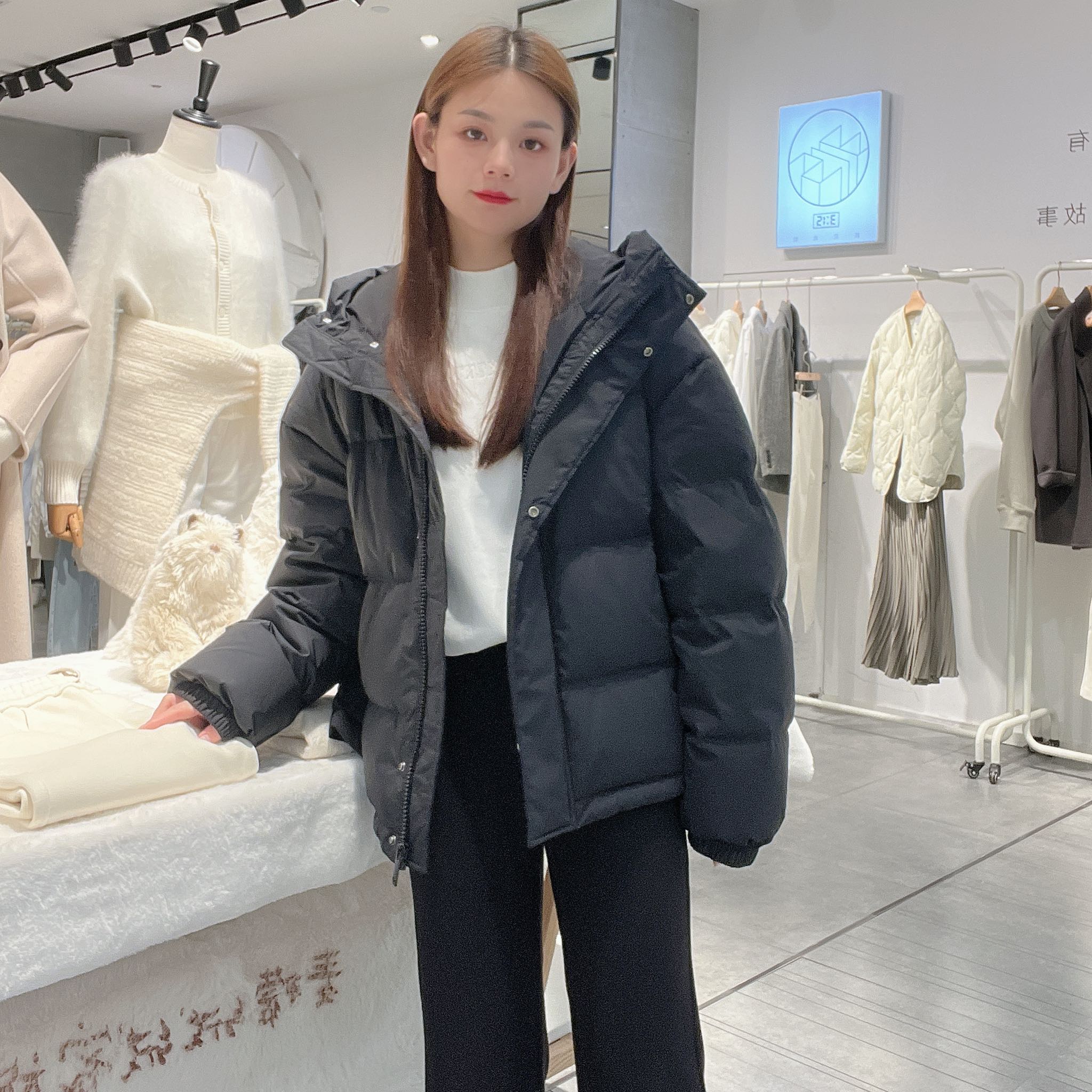 麦檬女士时尚简约羽绒服5EA180411