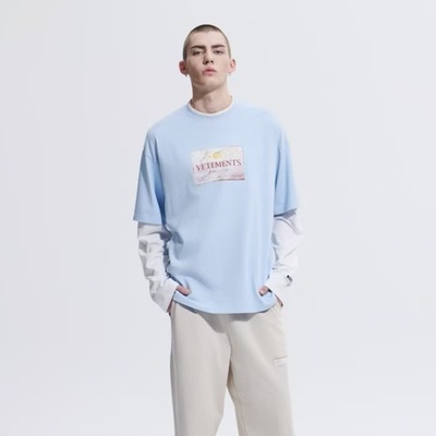 VETEMENTS2025秋季长袖T恤35550008