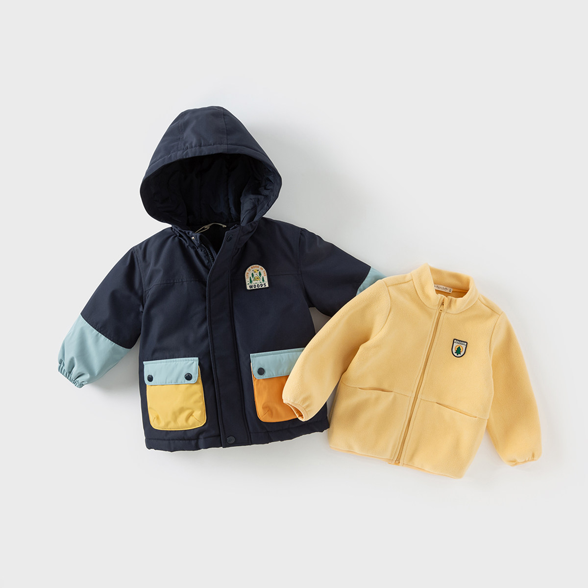 戴维贝拉儿童棉服 防风衣DB4243581