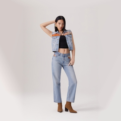 Levi's李维斯25春夏女士501经典直筒牛仔裤A9150-0008