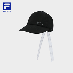 FILA斐乐情侣棒球帽2025秋季 遮阳帽鸭舌帽女帽A13U531231F 新款
