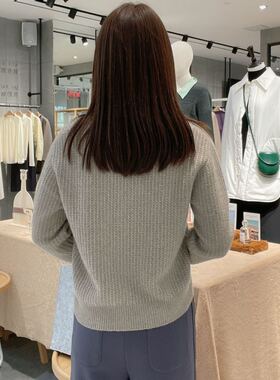 MM麦檬【绒系列】22 秋冬羊绒衫毛衣开衫女5DA130801