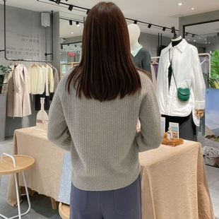 毛衣开衫 MM麦檬 秋冬羊绒衫 女5DA130801 绒系列