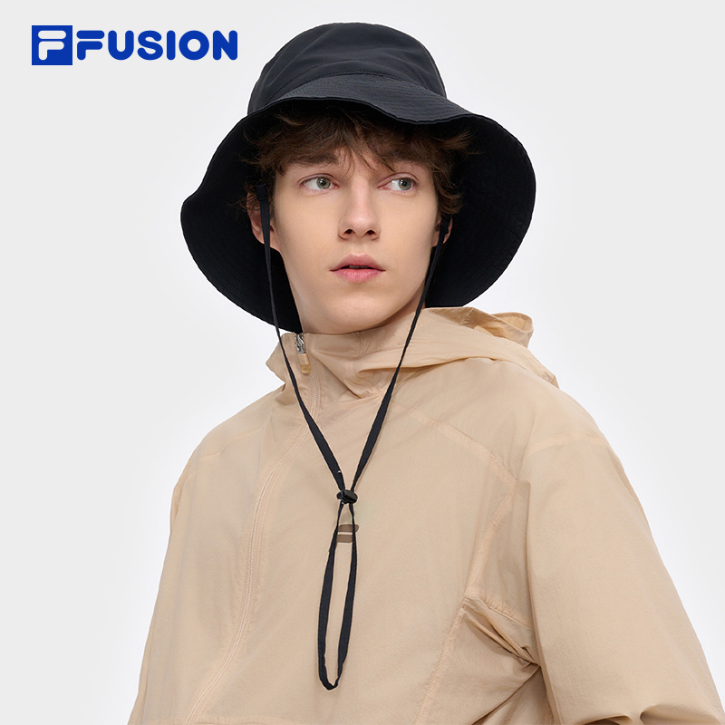 FILA FUSION斐乐情侣圆帽时尚休闲帽渔夫帽女帽T13U523204F