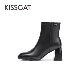 KISSCAT接吻猫都市时装高跟6寸靴女鞋女KA54791-12
