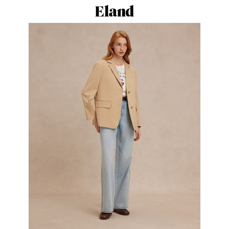 Eland西装女简约宽松外套