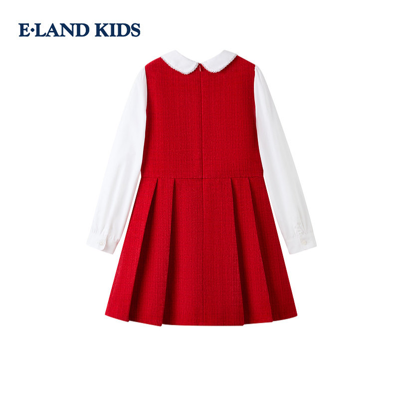 eland kids衣恋童装女童连衣裙