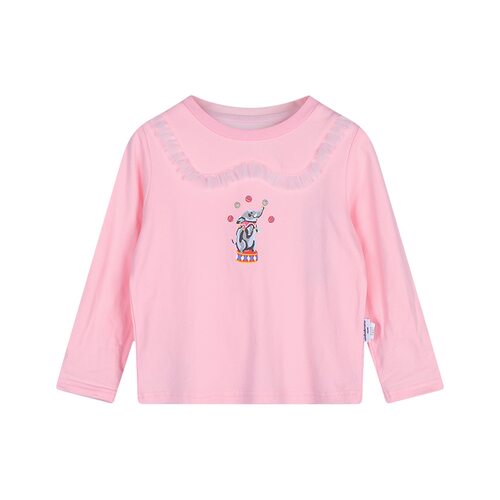 simba&nana/辛巴娜娜秋季女小童时尚简约T恤G2CT13102