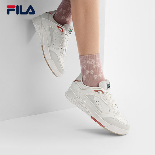 FILA 多彩|斐乐OLIVE桂冠女板鞋软底小白鞋休闲鞋F12W621216F