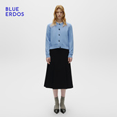 BLUE ERDOS鄂尔多斯蓝牌精纺圆领女开衫 B256D1025