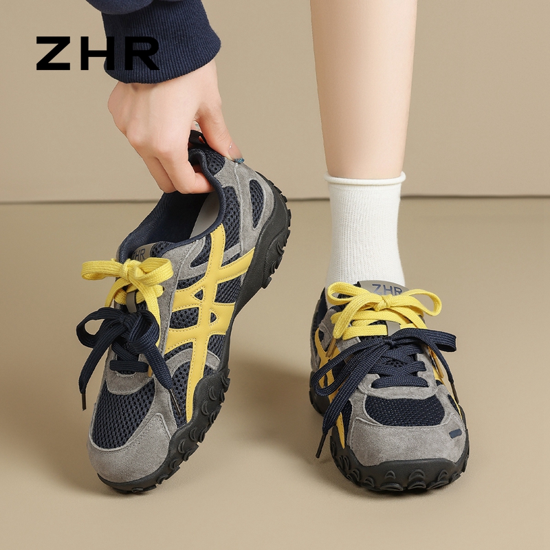 ZHR则则红色德训鞋女款2025秋季爆款板鞋软底户外运动潮鞋JI23