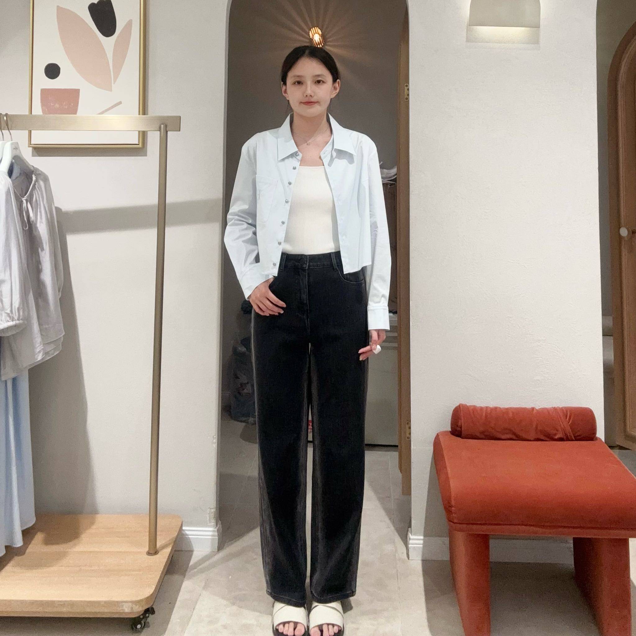 伊芙丽女士简约时尚裤子1F8251031