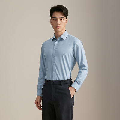 雅戈尔男士 秋季休闲长袖衬衫YLDP115638HBA