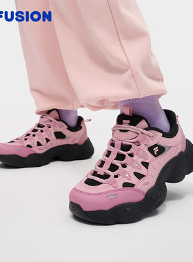 松果鞋丨FILA FUSION斐乐潮牌女鞋情侣老爹鞋2025鞋子T12W541528F