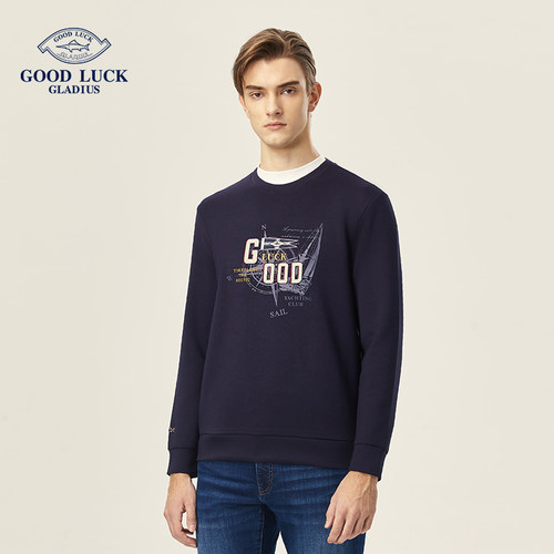 GOODLUCK GLADTUS/德鲨休闲卫衣LR21810