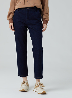 FEIZI/菲姿女士时尚舒适潮流牛仔裤2A202