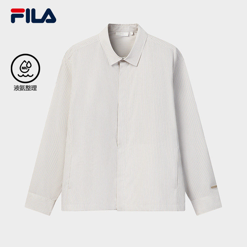 FILA MILANO斐乐官方男女梭织衬衫26夏新宽松纯棉上衣F11U625401F