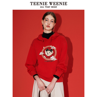 TeenieWeenie小熊女装休闲连帽卫衣