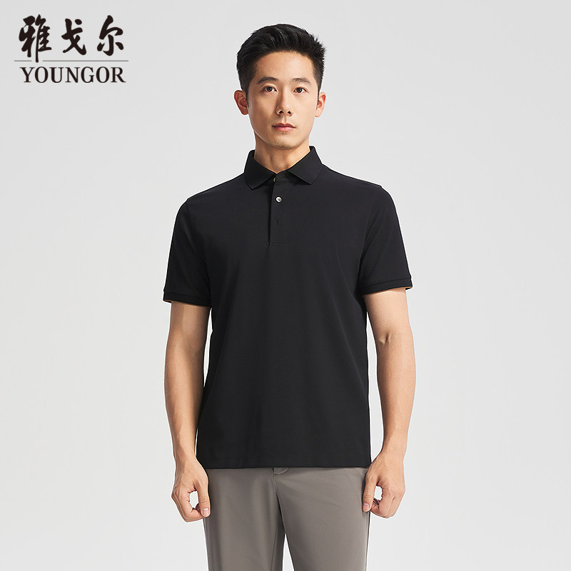 雅戈尔男士 休闲短袖POLO衫YSZS510412ACA