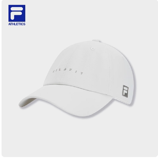 FILA 斐乐官方女子帽棒球帽软顶健身遮阳帽鸭舌帽A13W541261F