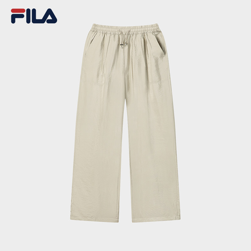 FILA 斐乐官方女士梭织长裤2026夏季新款简约裤子F11W625812F