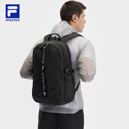 FILA 斐乐男士背包2025夏季双肩包大容量电脑包A13M521104F