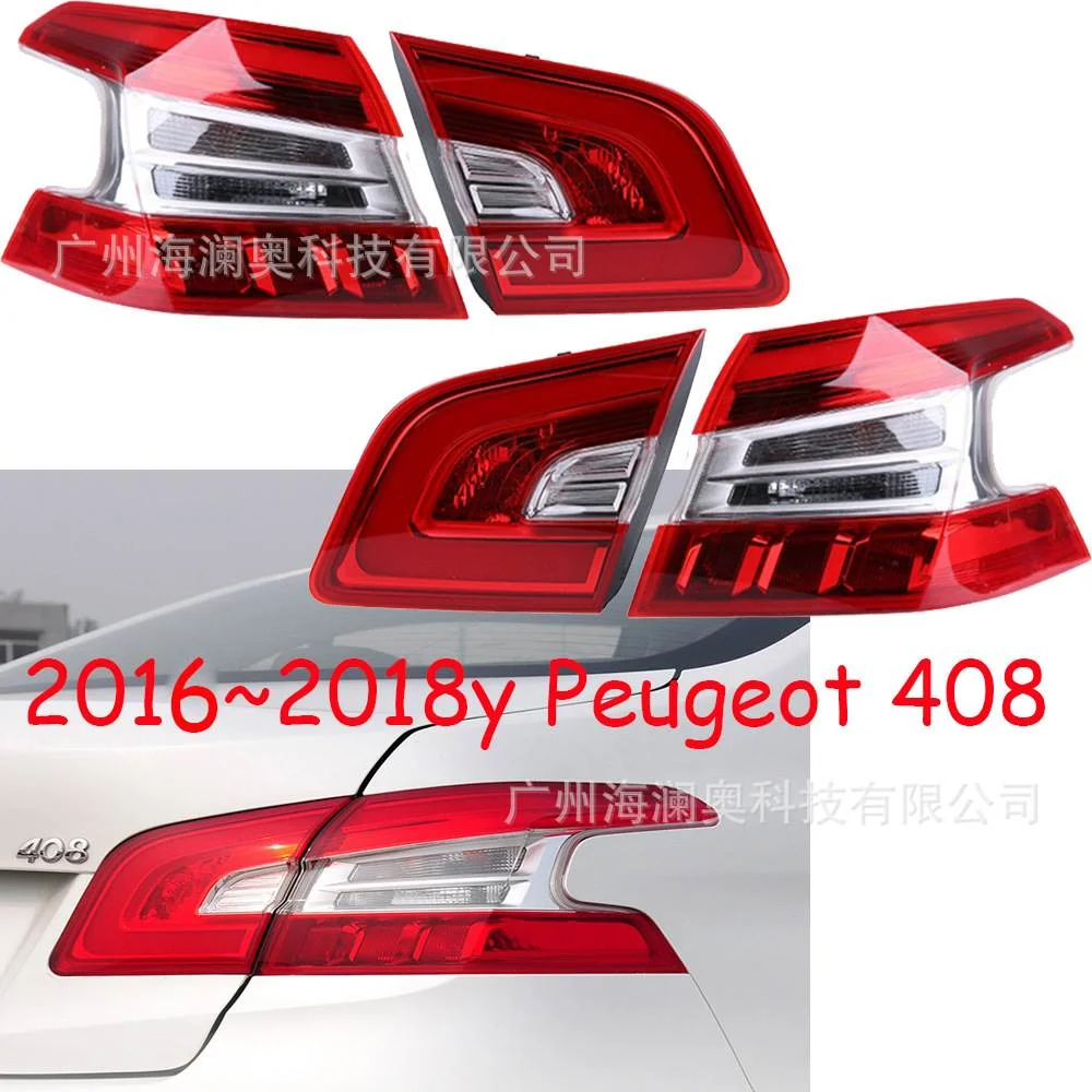 适用于标致408尾灯总成标志刹车雾灯包尾灯2015~2018款