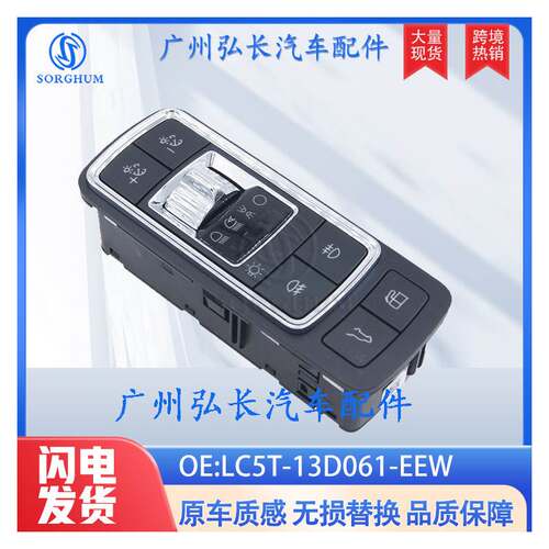 LC5T-13D061-EEW适用于福特FROD汽车大灯控制开关 前照灯控制开关
