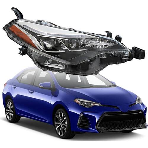 适用于丰田2017款卡罗拉Corolla ae170美版大灯led大灯透镜大灯
