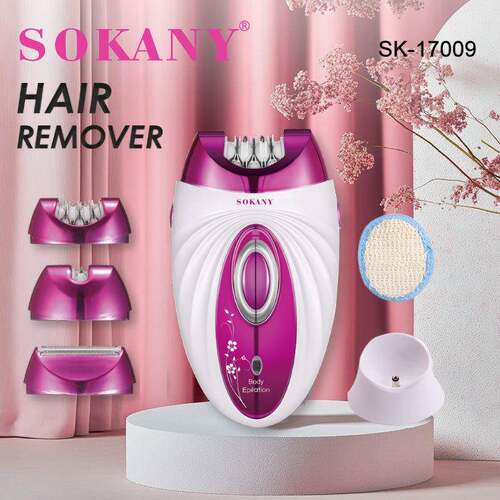 出口SOKANY17009脱毛器女士美容拔毛器3in1除毛器HAIR REMOVER