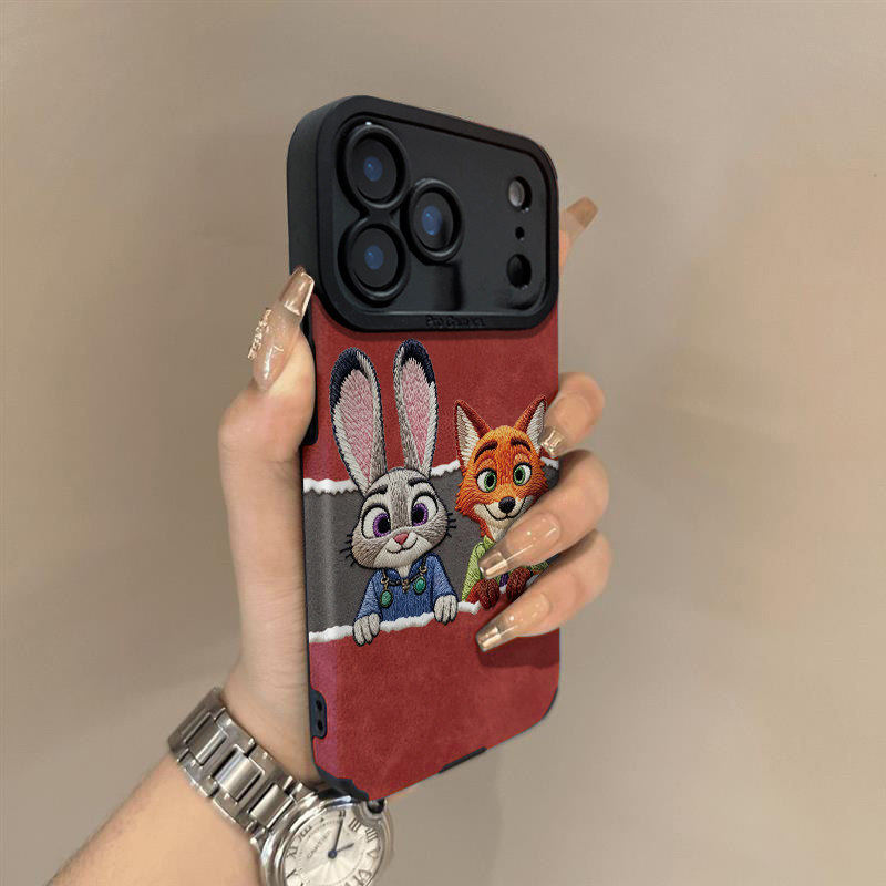 疯狂动物城适用苹果17手机壳2026新款iphone16马年红色保护套15pro秋冬翻毛皮14高级感女13卡通12硅胶防摔air,3C数码配件,手机保护套/壳,淘宝优惠券,粉丝福利购,淘宝优惠卷