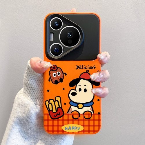 汉堡小狗适用华为pura70手机壳