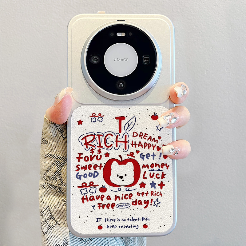 西高地适用华为mate80promax手机壳夏天新款pura70pro卡通狗mate70pro+女高级小羊皮p80超好看MT60可爱保护套