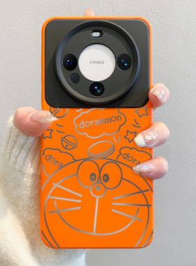 叮当猫适用华为mate60pro手机新款壳mate70可爱卡通pura70pro全包镜头pro+硅胶防摔软壳m40pro不撞款50机器猫