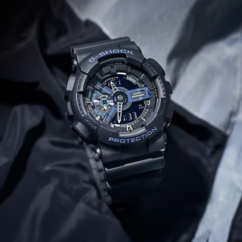 卡西欧手表运动防水电子表ga110