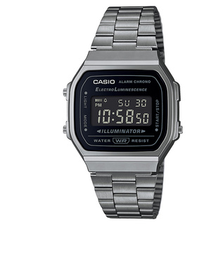 casio卡西欧小方块手表男正品防水运动小银块学生电子表A168WGG-1