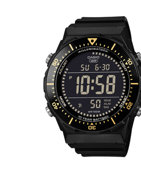 casio卡西欧手表男正品大屏数显运动防水学生电子表AE-1700H-1B