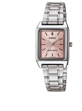 casio卡西欧手表女士小方块正品简约防水学生考试石英表LTP-V007D