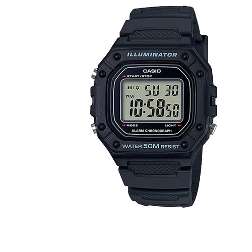 卡西欧手表男复古小方块表W-218H