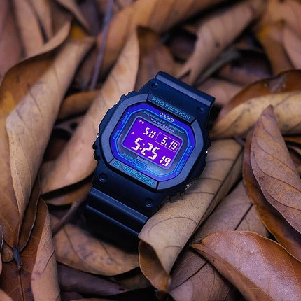 Casio卡西欧手表男小方块gshock正品运动防水学生电子表GWB5600BL