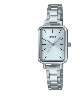 casio卡西欧手表女士小方块正品防水考试学生石英表LTP-V009D-2E