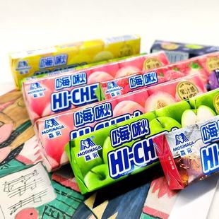 森永嗨啾软糖57g 条儿童水果果汁香口软糖口嚼糖夹心糖果休闲零食