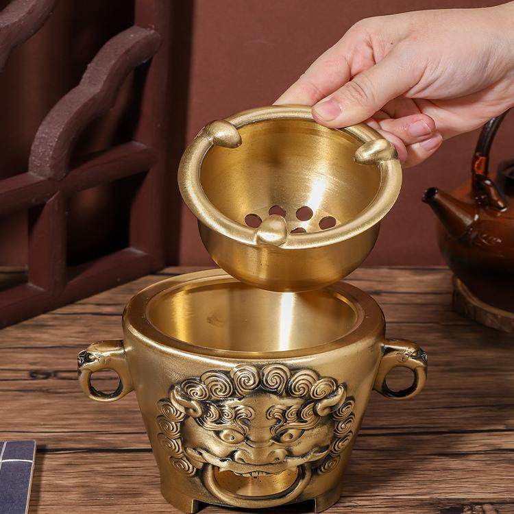 黄铜围炉煮茶炭炉碳炉子炭烧烤炉火锅炉家庭炭火内胆炉烧炭烤肉炉,餐饮具,煮茶炉,淘宝优惠券,粉丝福利购,淘宝优惠卷
