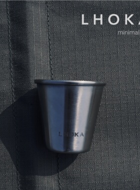 LHOKA 户外便携不锈钢小酒杯威士忌whiskey shot露营轻量烈酒杯