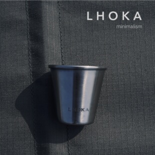 LHOKA shot露营轻量烈酒杯 户外便携不锈钢小酒杯威士忌whiskey