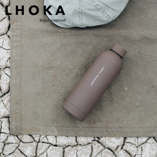 LHOKA保温瓶收纳套保温壶保冷户外便携健康保温水杯露营简约500ml